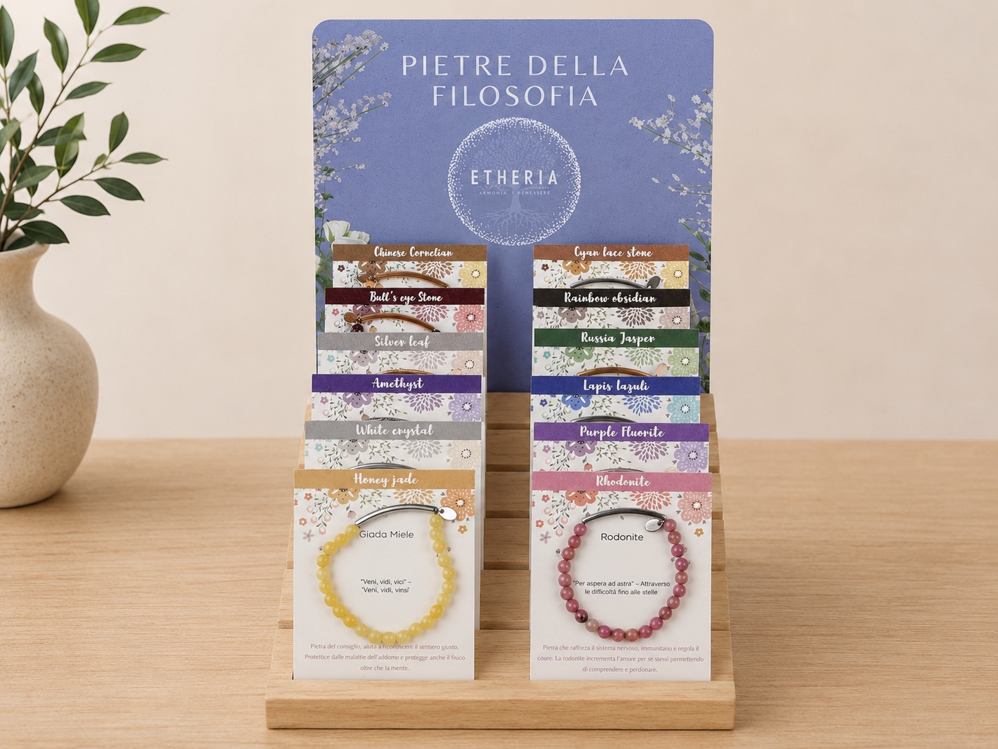 Espositore Pietre della Filosofia